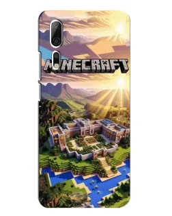 Чохол для ZTE Axon 10 Pro з картинкою «Minecraft панорама»