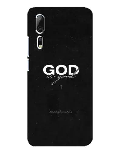 Чехол для ZTE Axon 10 Pro с картинкой «GOD — Бог над всем»