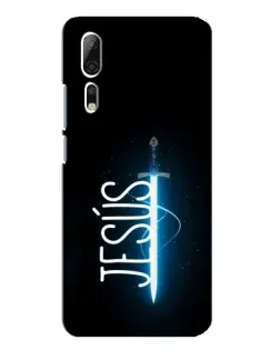 Чехол для ZTE Axon 10 Pro с картинкой «Меч Духа Jesus»