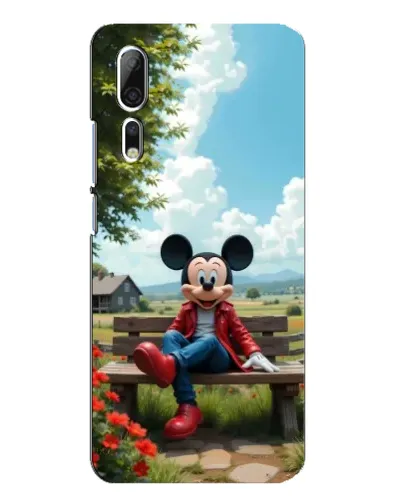 Чехол для ZTE Axon 10 Pro с картинкой «Микки на скамейке» Чехол для ZTE Axon 10 Pro с картинкой «Микки на скамейке»