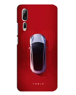 Чехол для ZTE Axon 10 Pro с картинкой «Tesla Top View» Чехол для ZTE Axon 10 Pro с картинкой «Tesla Top View»