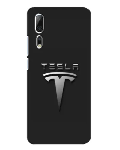 Чехол для ZTE Axon 10 Pro с картинкой «Стальной логотип Tesla» Чехол для ZTE Axon 10 Pro с картинкой «Стальной логотип Tesla»