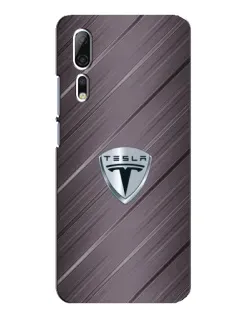 Чехол для ZTE Axon 10 Pro с картинкой «Металлическая текстура Tesla» Чехол для ZTE Axon 10 Pro с картинкой «Металлическая текстура Tesla»