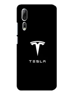Чехол для ZTE Axon 10 Pro с картинкой «Tesla White Logo» Чехол для ZTE Axon 10 Pro с картинкой «Tesla White Logo»