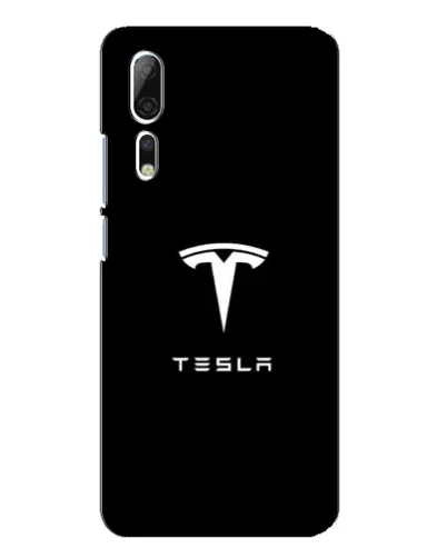 Чехол для ZTE Axon 10 Pro с картинкой «Tesla White Logo» Чехол для ZTE Axon 10 Pro с картинкой «Tesla White Logo»