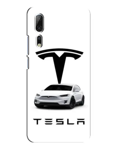 Чехол для ZTE Axon 10 Pro с картинкой «Tesla White Style» Чехол для ZTE Axon 10 Pro с картинкой «Tesla White Style»
