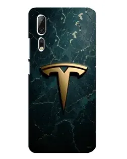 Чехол для ZTE Axon 10 Pro с картинкой «Мраморная Tesla Gold» Чехол для ZTE Axon 10 Pro с картинкой «Мраморная Tesla Gold»