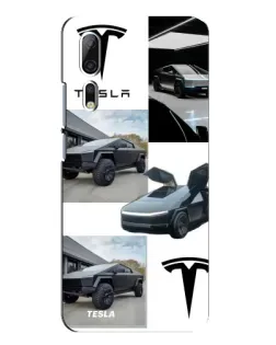 Чехол для ZTE Axon 10 Pro с картинкой «Коллаж Cybertruck Tesla» Чехол для ZTE Axon 10 Pro с картинкой «Коллаж Cybertruck Tesla»