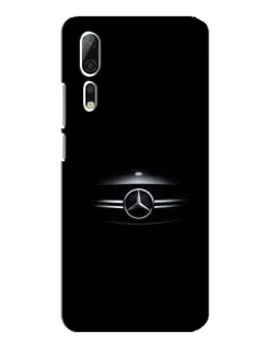 Чехол для ZTE Axon 10 Pro с картинкой «Mercedes — абстрактные линии»
