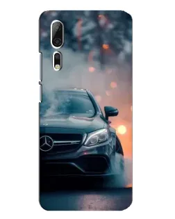 Чехол для ZTE Axon 10 Pro с картинкой «Mercedes — ночной город»