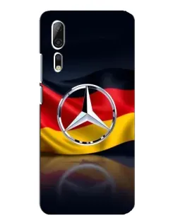 Чехол для ZTE Axon 10 Pro с картинкой «Mercedes — флаг Германии»