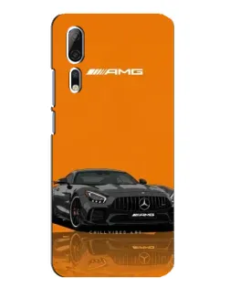 Чехол для ZTE Axon 10 Pro с картинкой «Оранжевый Mercedes AMG»