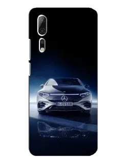 Чехол для ZTE Axon 10 Pro с картинкой «Ночной Mercedes EQ»