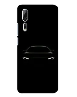 Чехол для ZTE Axon 10 Pro с картинкой «Взгляд Audi в темноте»
