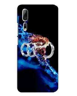 Чехол для ZTE Axon 10 Pro с картинкой «Энергия лого Audi»