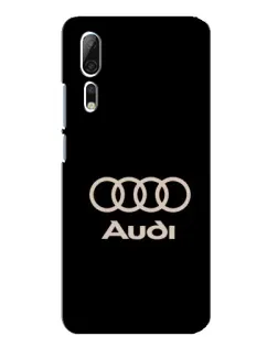 Чехол для ZTE Axon 10 Pro с картинкой «Audi — золотой логотип»