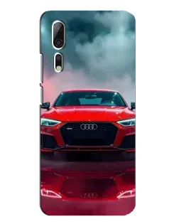 Чехол для ZTE Axon 10 Pro с картинкой «Audi RS — красный стиль»