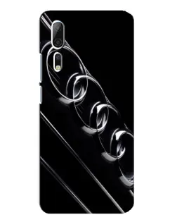 Чехол для ZTE Axon 10 Pro с картинкой «Audi — абстрактные кольца»