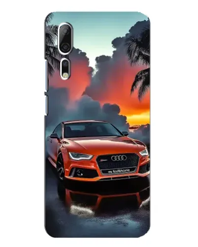 Чехол для ZTE Axon 10 Pro с картинкой «Audi — закат» Чехол для ZTE Axon 10 Pro с картинкой «Audi — закат»