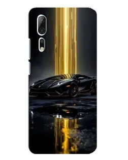 Чехол для ZTE Axon 10 Pro с картинкой «Ночной Lamborghini драйв»