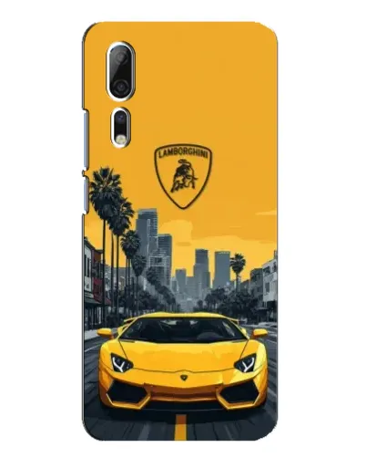 Чехол для ZTE Axon 10 Pro с картинкой «Желтый Lamborghini город» Чехол для ZTE Axon 10 Pro с картинкой «Желтый Lamborghini город»