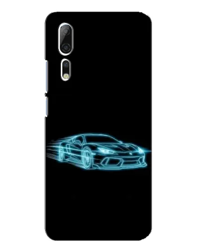 Чехол для ZTE Axon 10 Pro с картинкой «Неоновый контур Lamborghini» Чехол для ZTE Axon 10 Pro с картинкой «Неоновый контур Lamborghini»