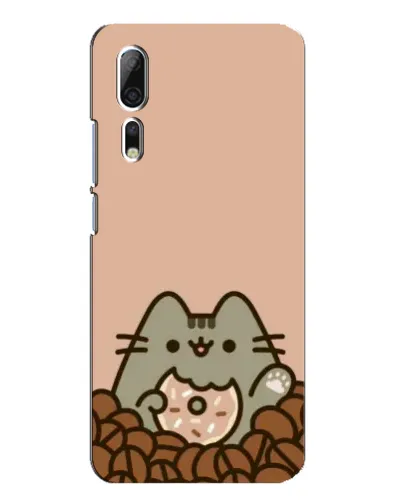 Чехол для ZTE Axon 10 Pro с картинкой «Кофейный Пушин»
