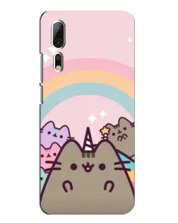 Чохол для ZTE Axon 10 Pro з картинкою «Єдиноріг Pusheen»