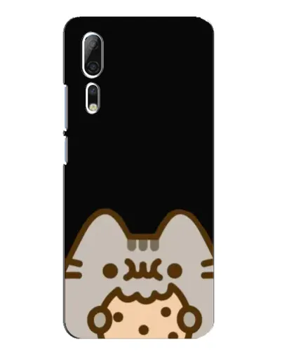 Чехол для ZTE Axon 10 Pro с картинкой «Пушин на черном»