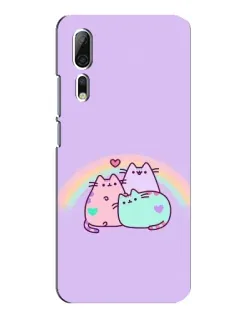 Чохол для ZTE Axon 10 Pro з картинкою «Веселкові Пушини»