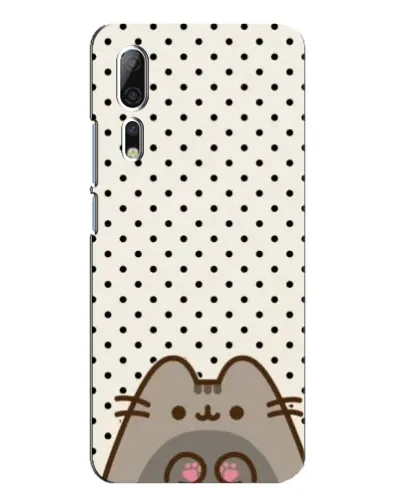 Чехол для ZTE Axon 10 Pro с картинкой «Пушин в горошек»