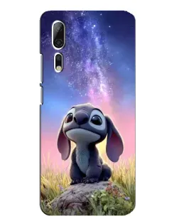 Чехол для ZTE Axon 10 Pro с картинкой «Стич на рассвете»