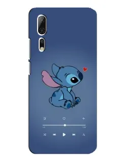 Чехол для ZTE Axon 10 Pro с картинкой «Музыкальный Stitch»