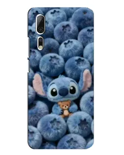 Чехол для ZTE Axon 10 Pro с картинкой «Стич и голубика»