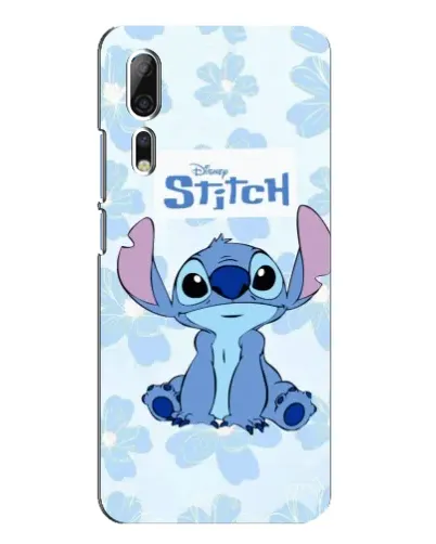Чехол для ZTE Axon 10 Pro с картинкой «Stitch среди цветов» Чехол для ZTE Axon 10 Pro с картинкой «Stitch среди цветов»