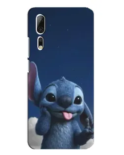 Чехол для ZTE Axon 10 Pro с картинкой «Стич в облаках»