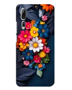 Чехол для ZTE Axon 10 Pro с картинкой «Цветочная феерия»