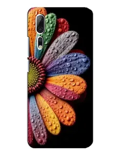 Чехол для ZTE Axon 10 Pro с картинкой «Радужный цветок»