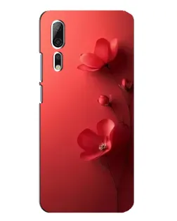 Чехол для ZTE Axon 10 Pro с картинкой «Маковые соцветия»