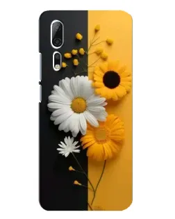Чехол для ZTE Axon 10 Pro с картинкой «Подсолнух и ромашка»