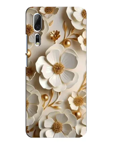 Чехол для ZTE Axon 10 Pro с картинкой «Белие бумажние цвети» Чехол для ZTE Axon 10 Pro с картинкой «Белие бумажние цвети»