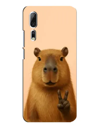 Чехол для ZTE Axon 10 Pro с картинкой «Капибара виктория» Чехол для ZTE Axon 10 Pro с картинкой «Капибара виктория»