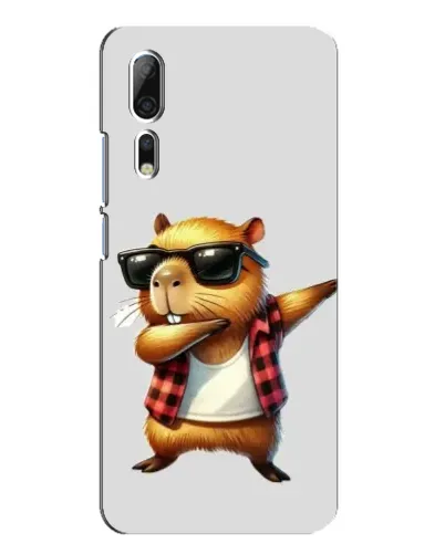 Чехол для ZTE Axon 10 Pro с картинкой «Капибара рэпер даб» Чехол для ZTE Axon 10 Pro с картинкой «Капибара рэпер даб»