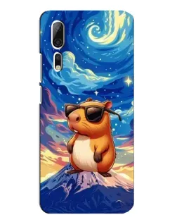 Чехол для ZTE Axon 10 Pro с картинкой «Капибара Ван Гога»