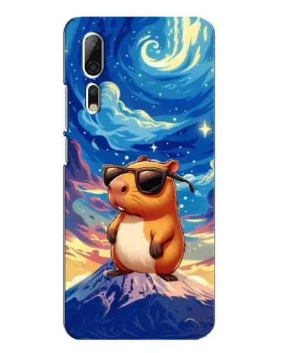 Чехол для ZTE Axon 10 Pro с картинкой «Капибара Ван Гога» Чехол для ZTE Axon 10 Pro с картинкой «Капибара Ван Гога»