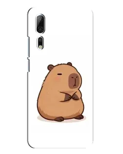 Чехол для ZTE Axon 10 Pro с картинкой «Толстенькая капибара»