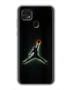 Чехол для ZTE Blade 20 Smart с картинкой «Jordan Gradient Logo»