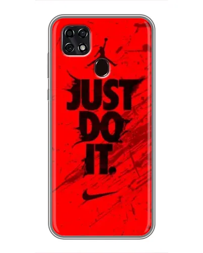 Чехол для ZTE Blade 20 Smart с картинкой «Nike Just Do It» Чехол для ZTE Blade 20 Smart с картинкой «Nike Just Do It»