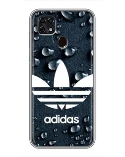 Чехол для ZTE Blade 20 Smart с картинкой «Adidas Trefoil Blue»