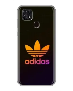 Чехол для ZTE Blade 20 Smart с картинкой «Градиент Adidas»